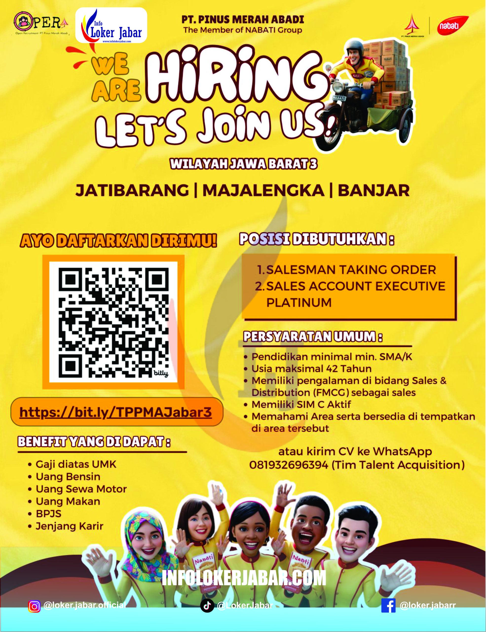 lowongan kerja PT Pinus Merah Abadi