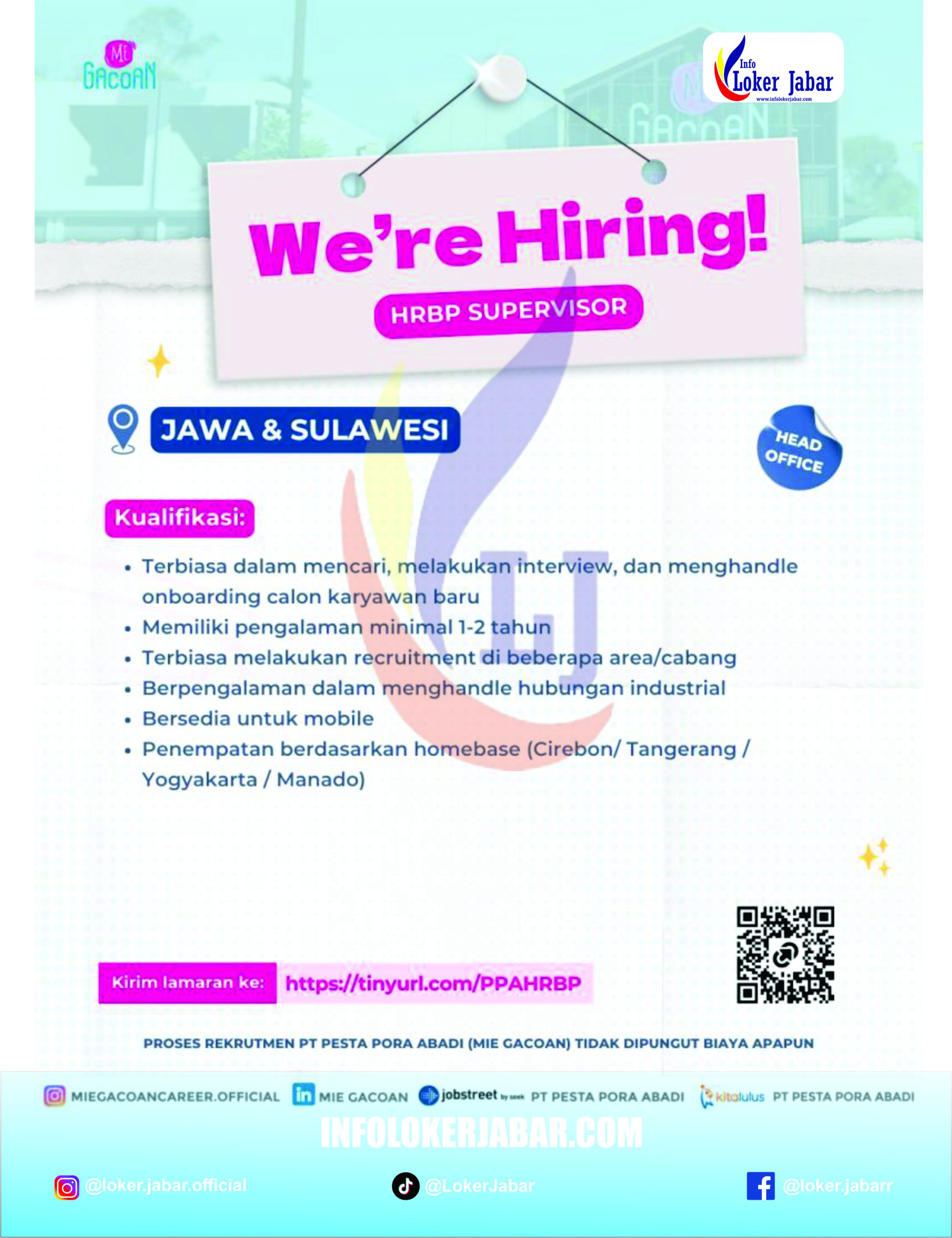 lowongan kerja Mie Gacoan