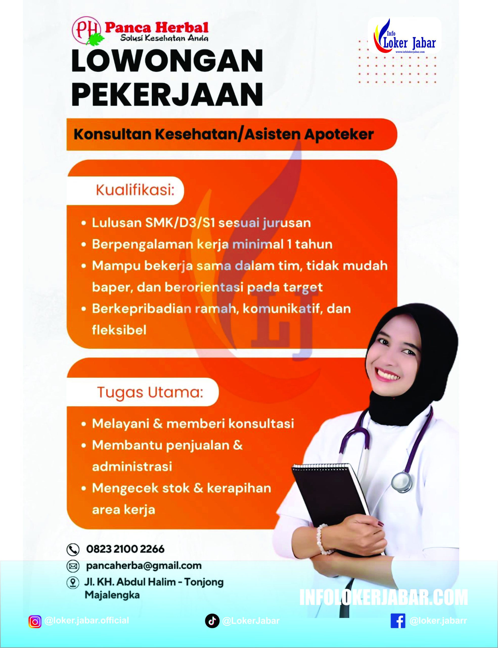 lowongan kerja Panca Herbal Majalengka