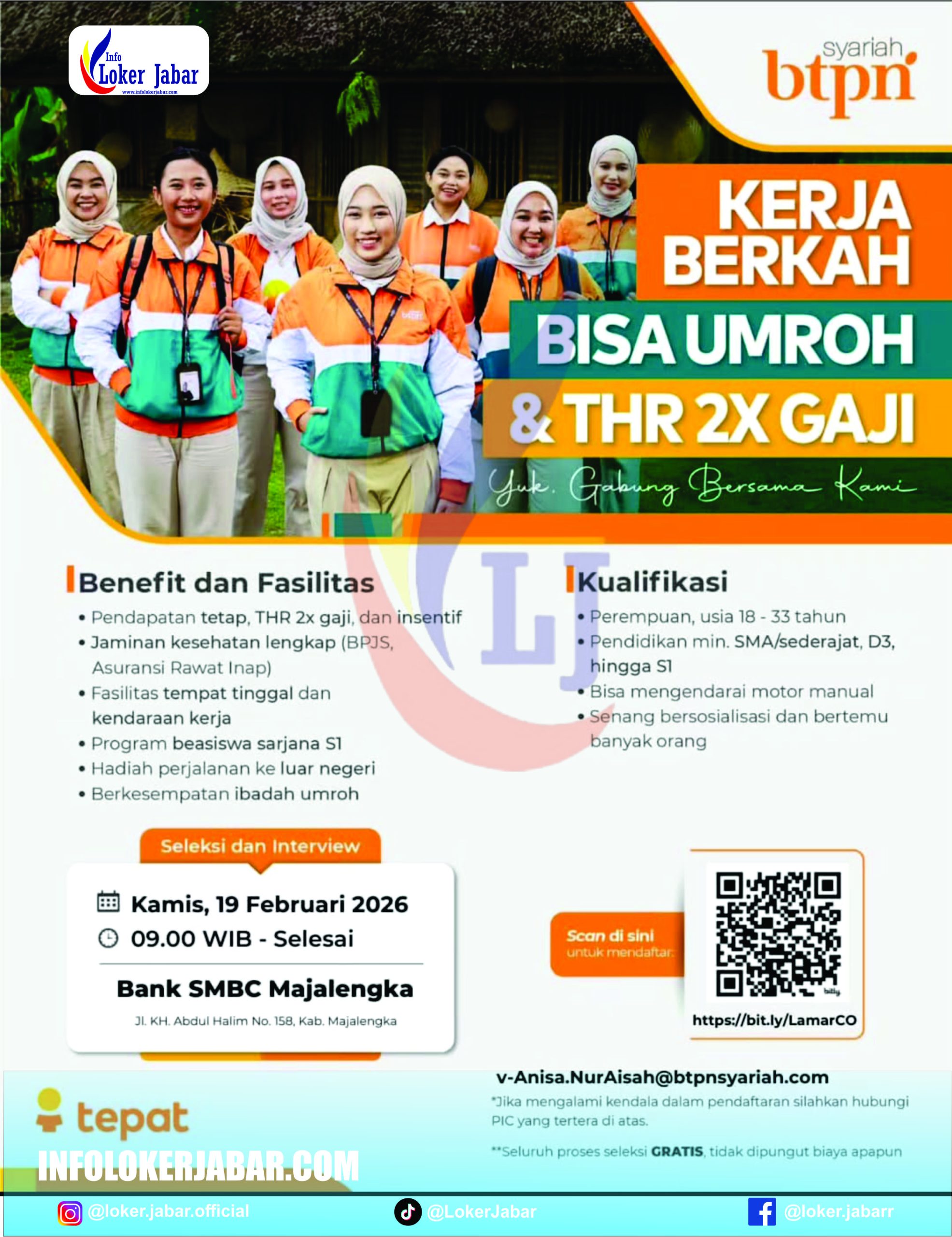 lowongan kerja BTPN Syariah Majalengka