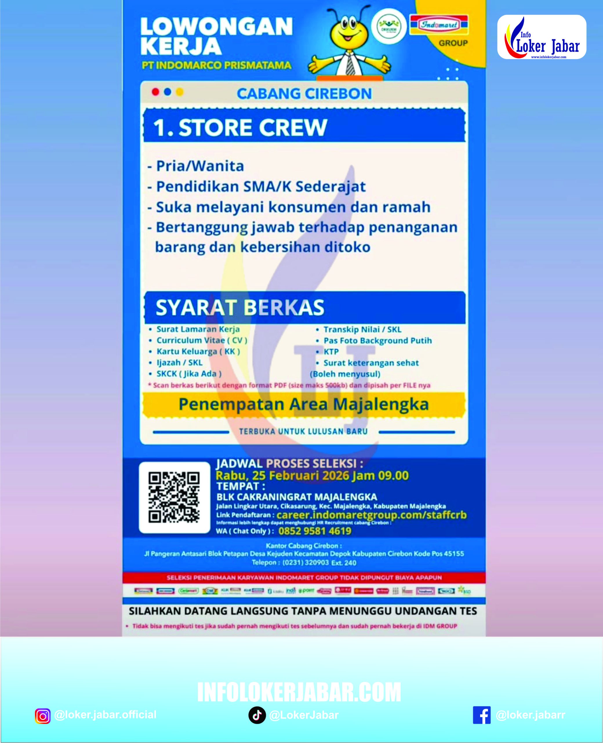 Lowongan Kerja Indomaret Majalengka