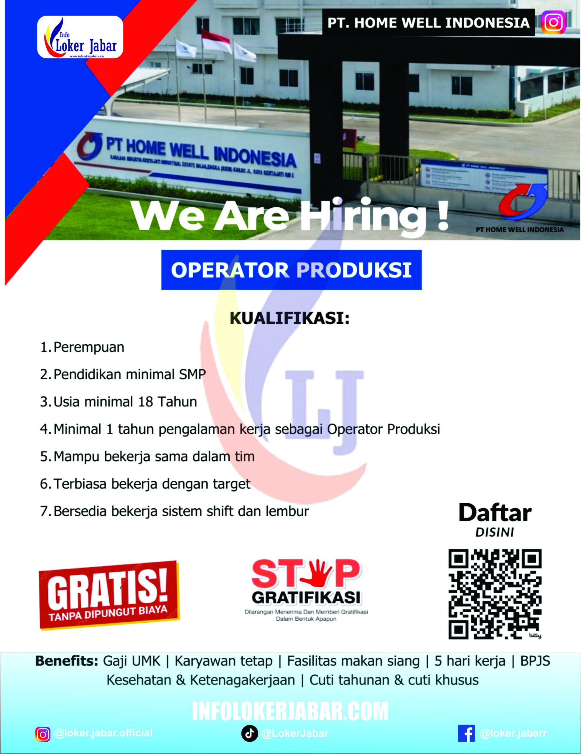 Loker PT Home Well Indonesia