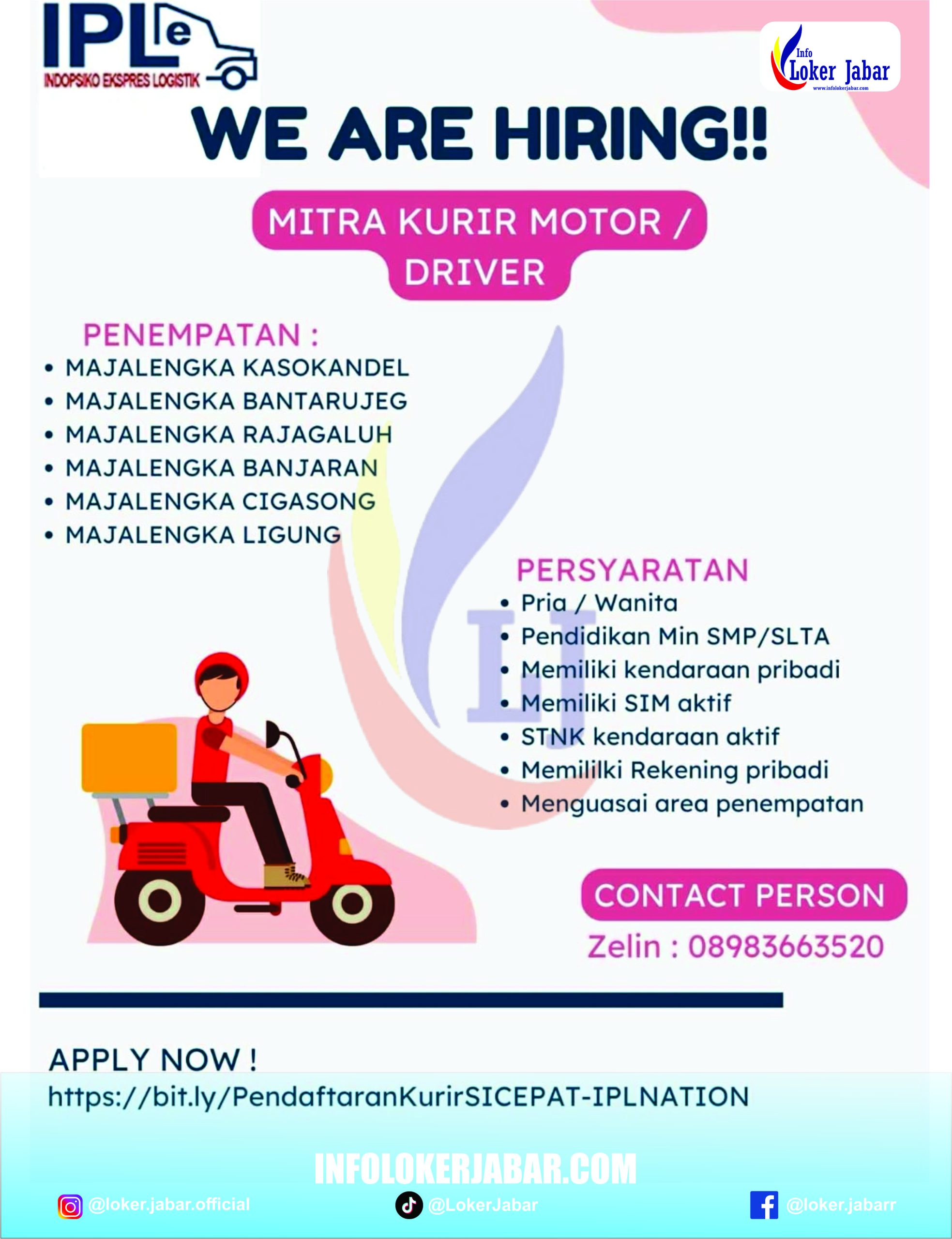 Loker Kurir Majalengka