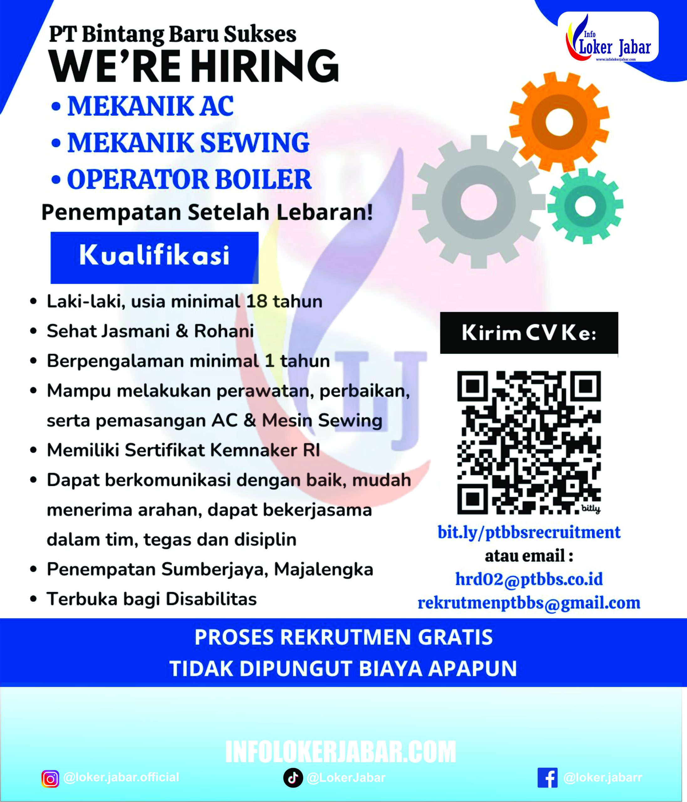 Loker PT Bintang Baru Sukses Majalengka