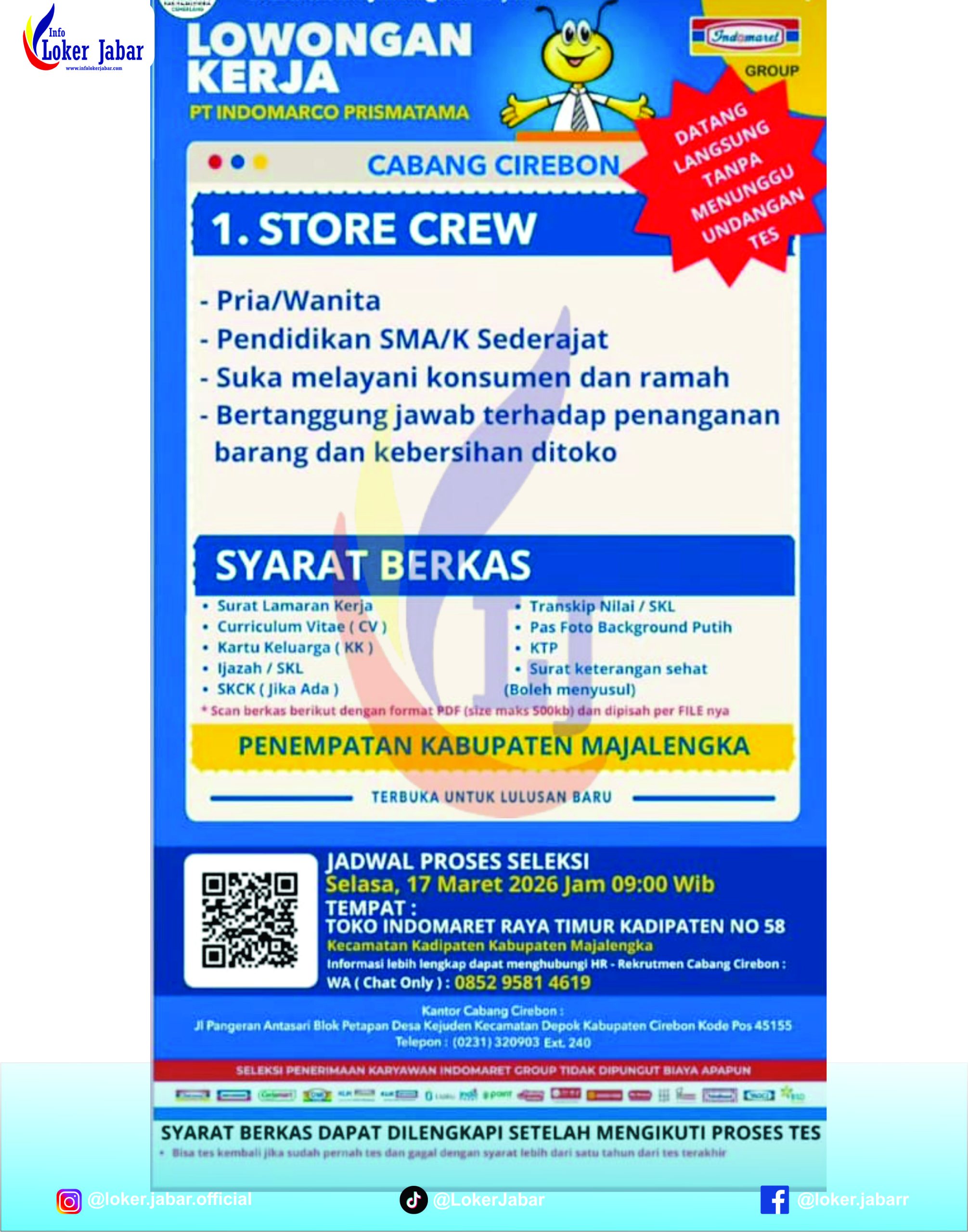 Loker Indomaret Majalengka