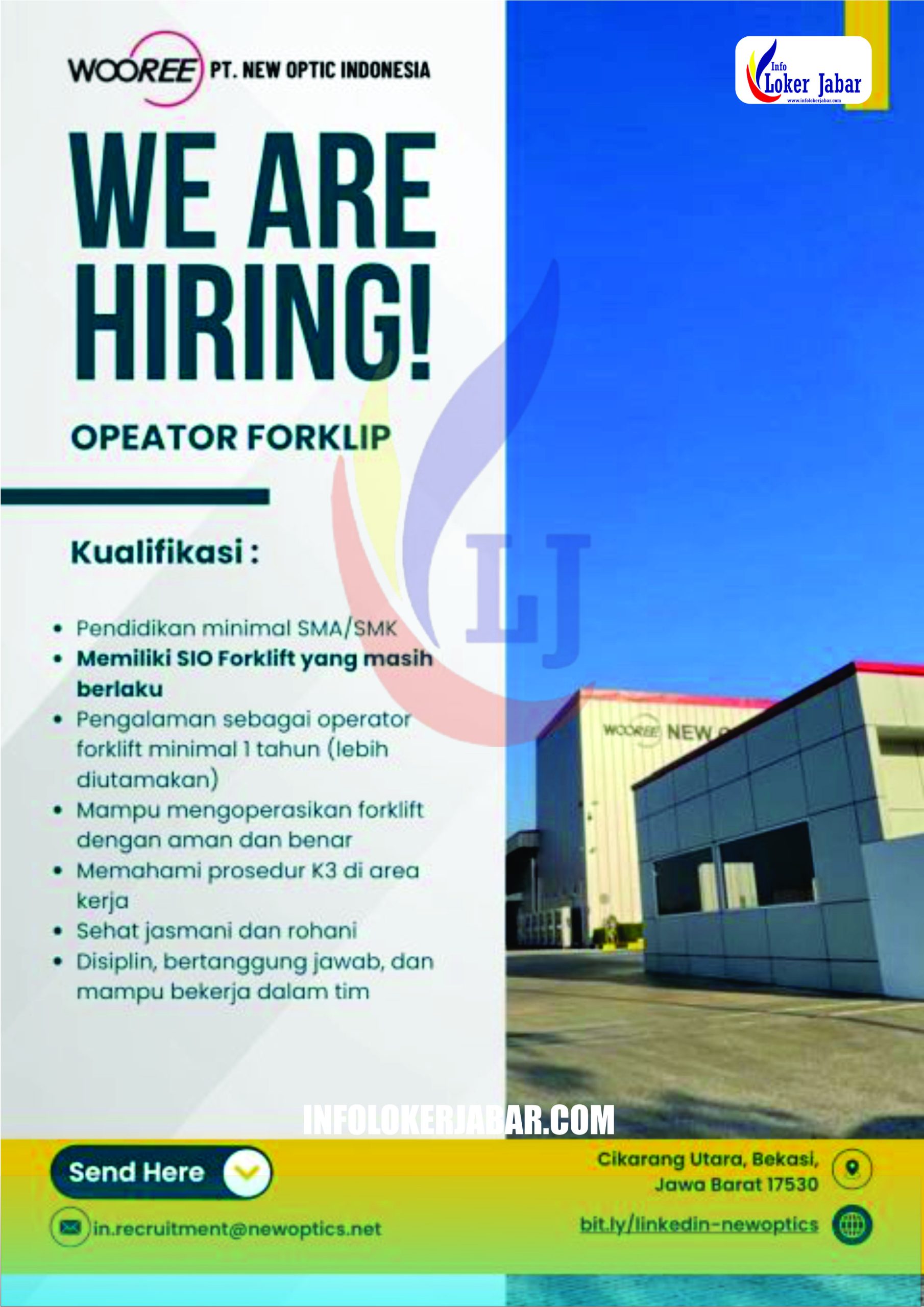 Loker PT New Optics Indonesia