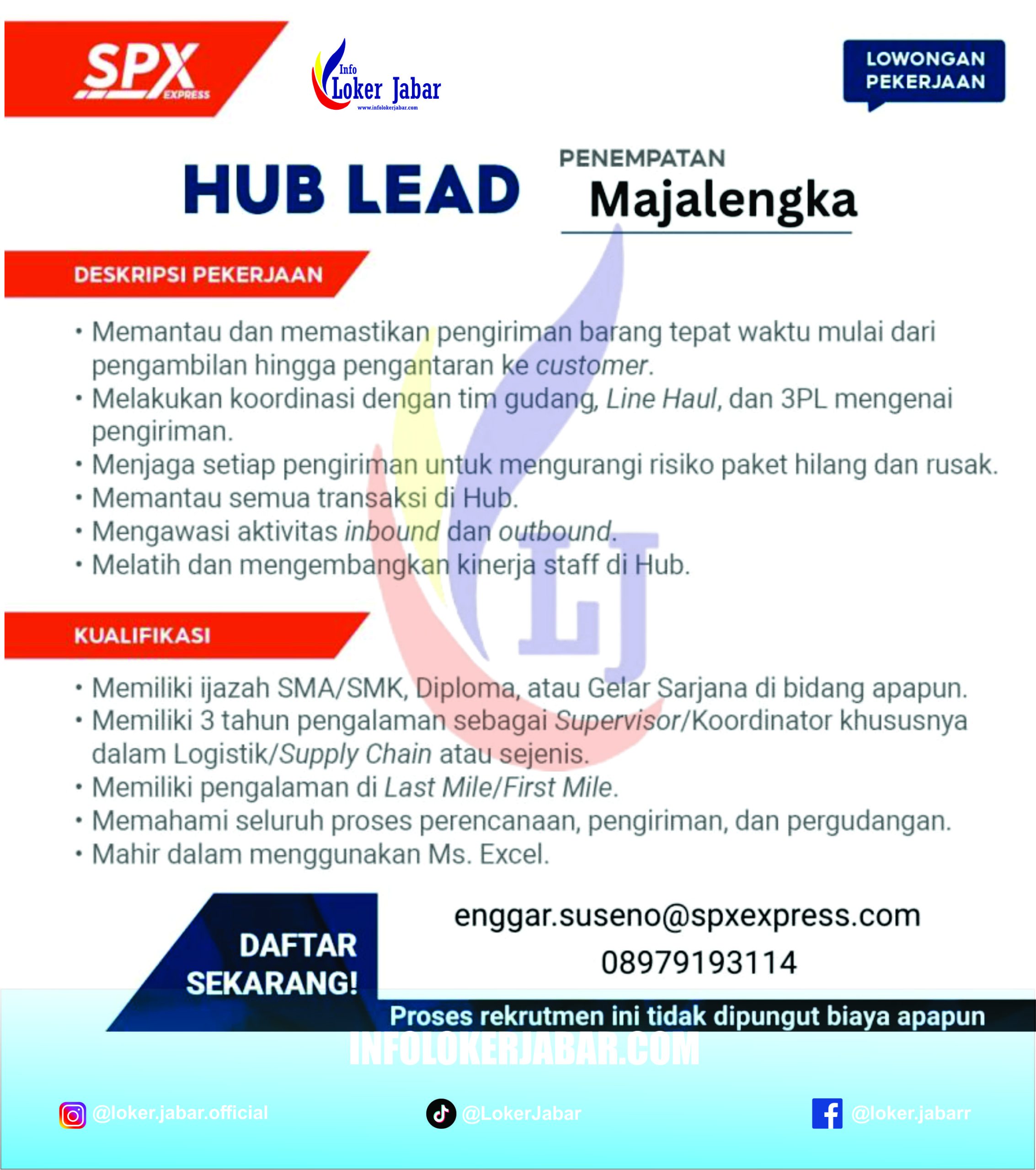 Loker SPX Express Majalengka 2026
