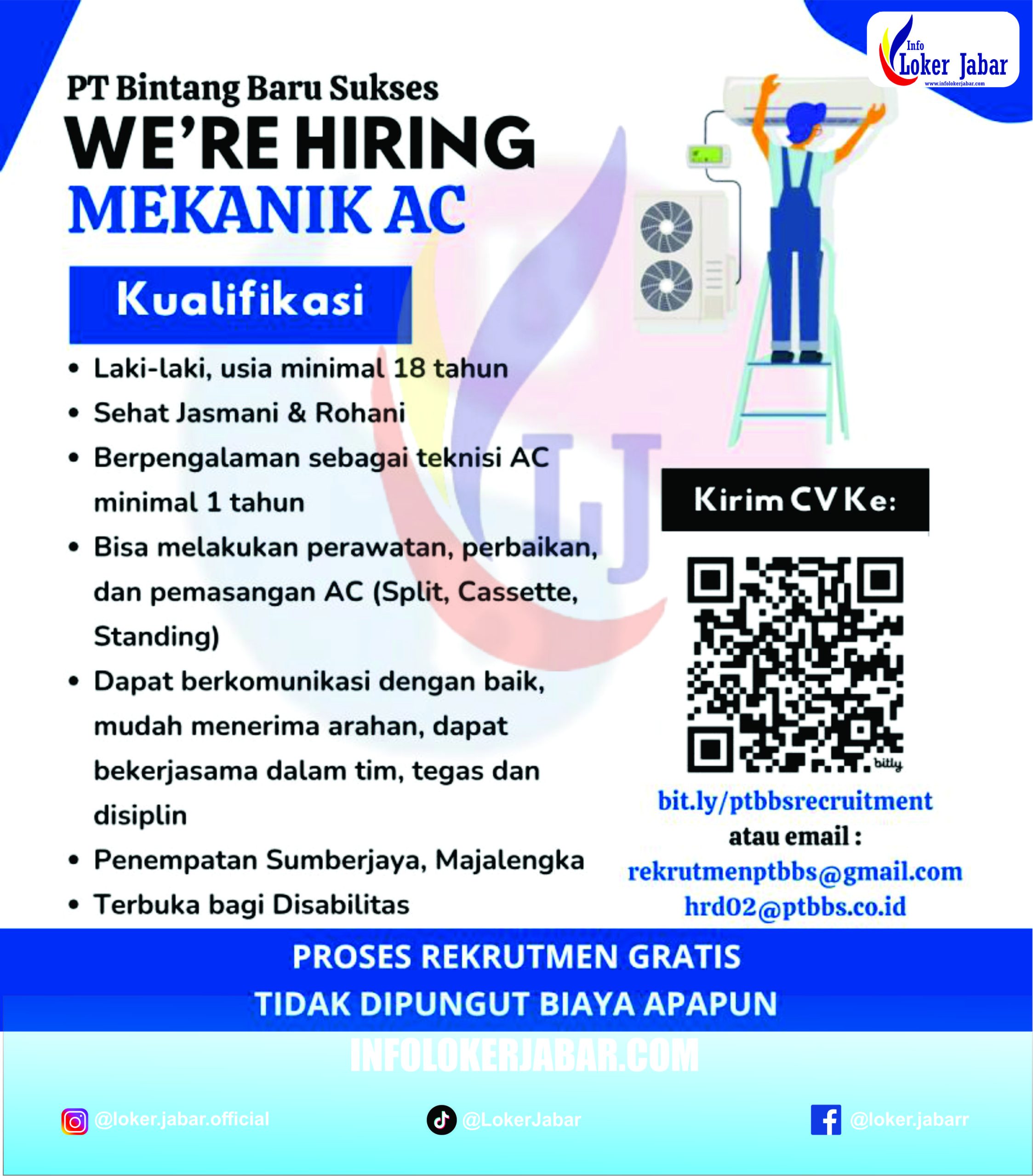 Loker Mekanik AC Majalengka