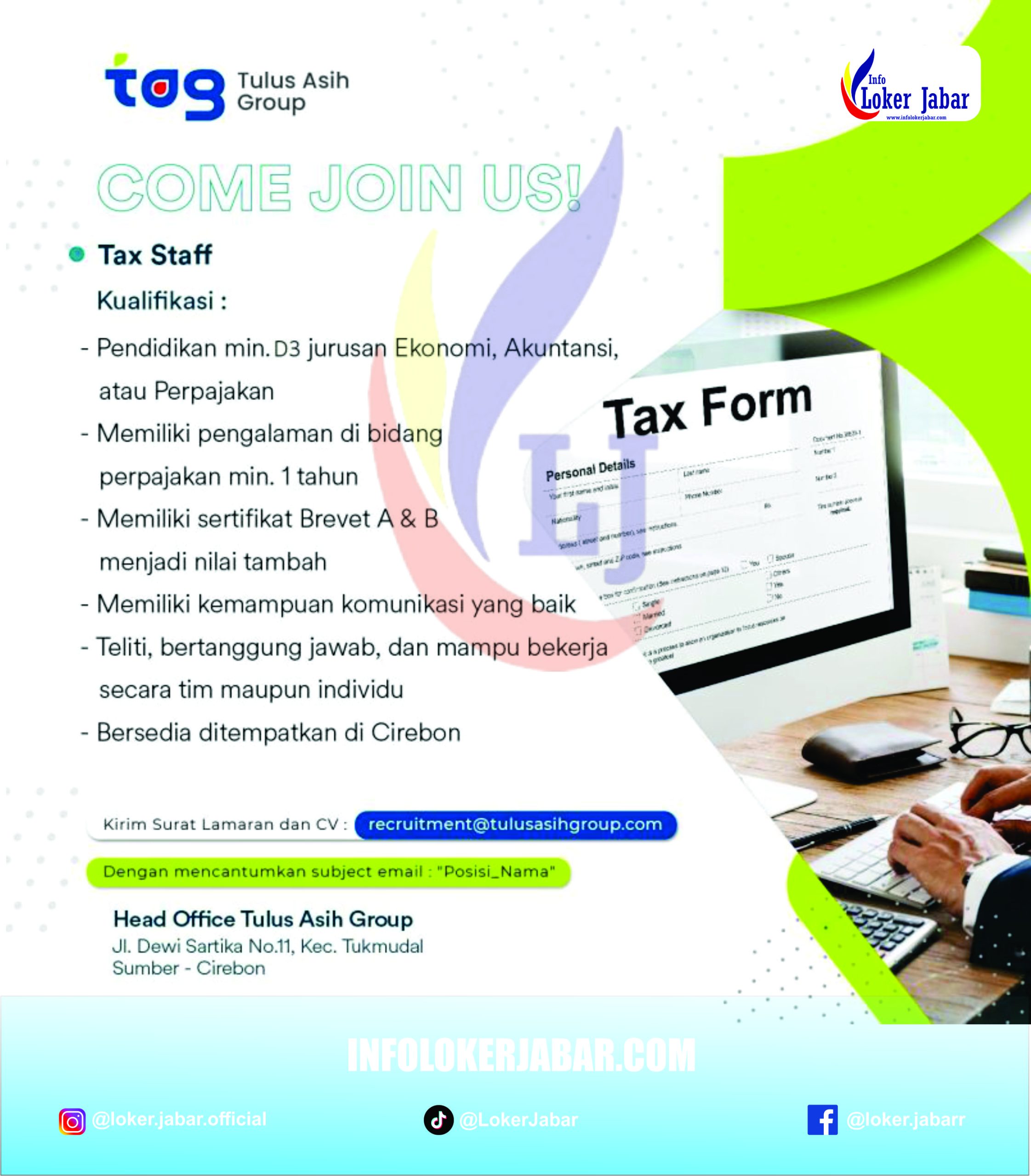 Loker Tulus Asih Group