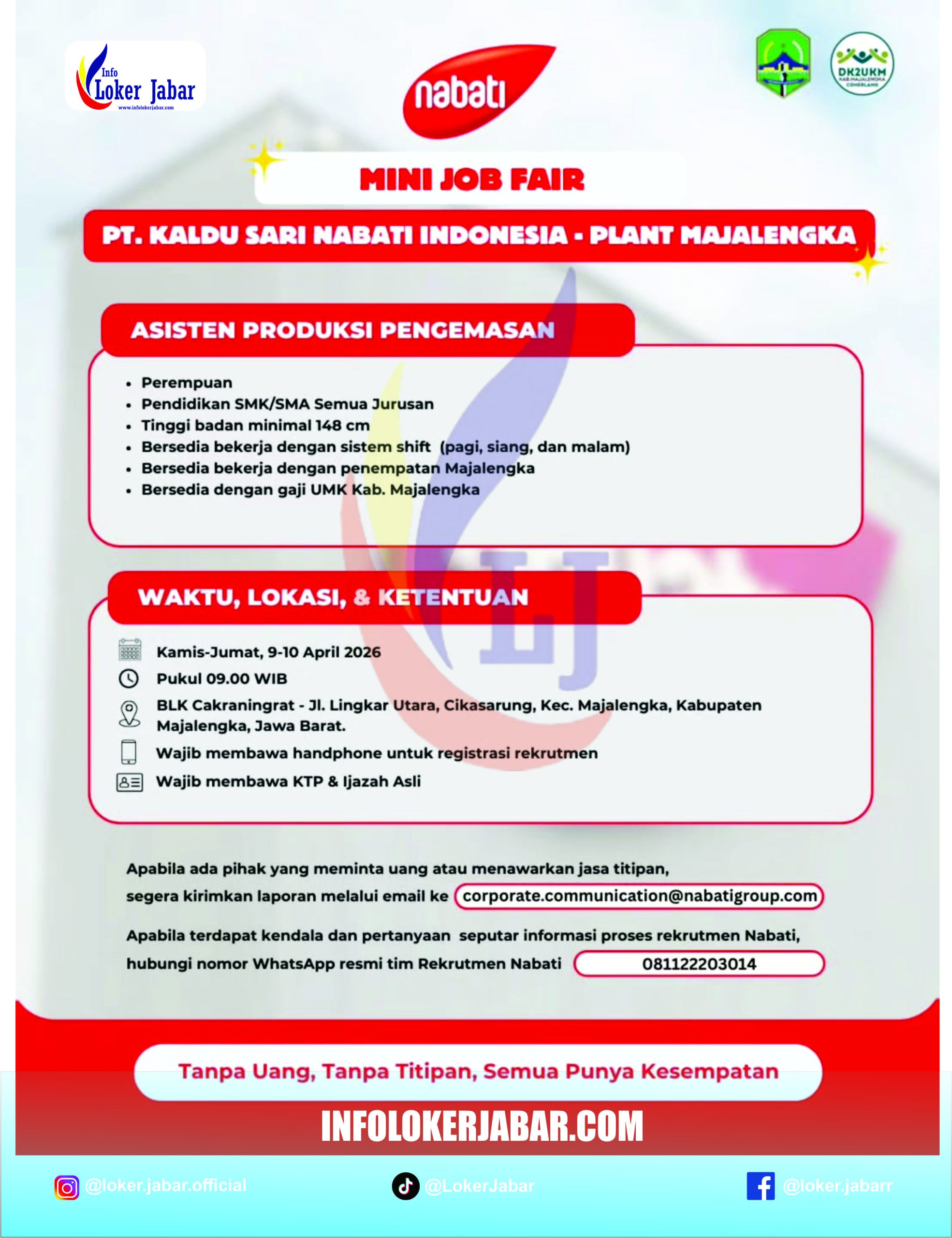 Mini Job Fair Nabati Majalengka