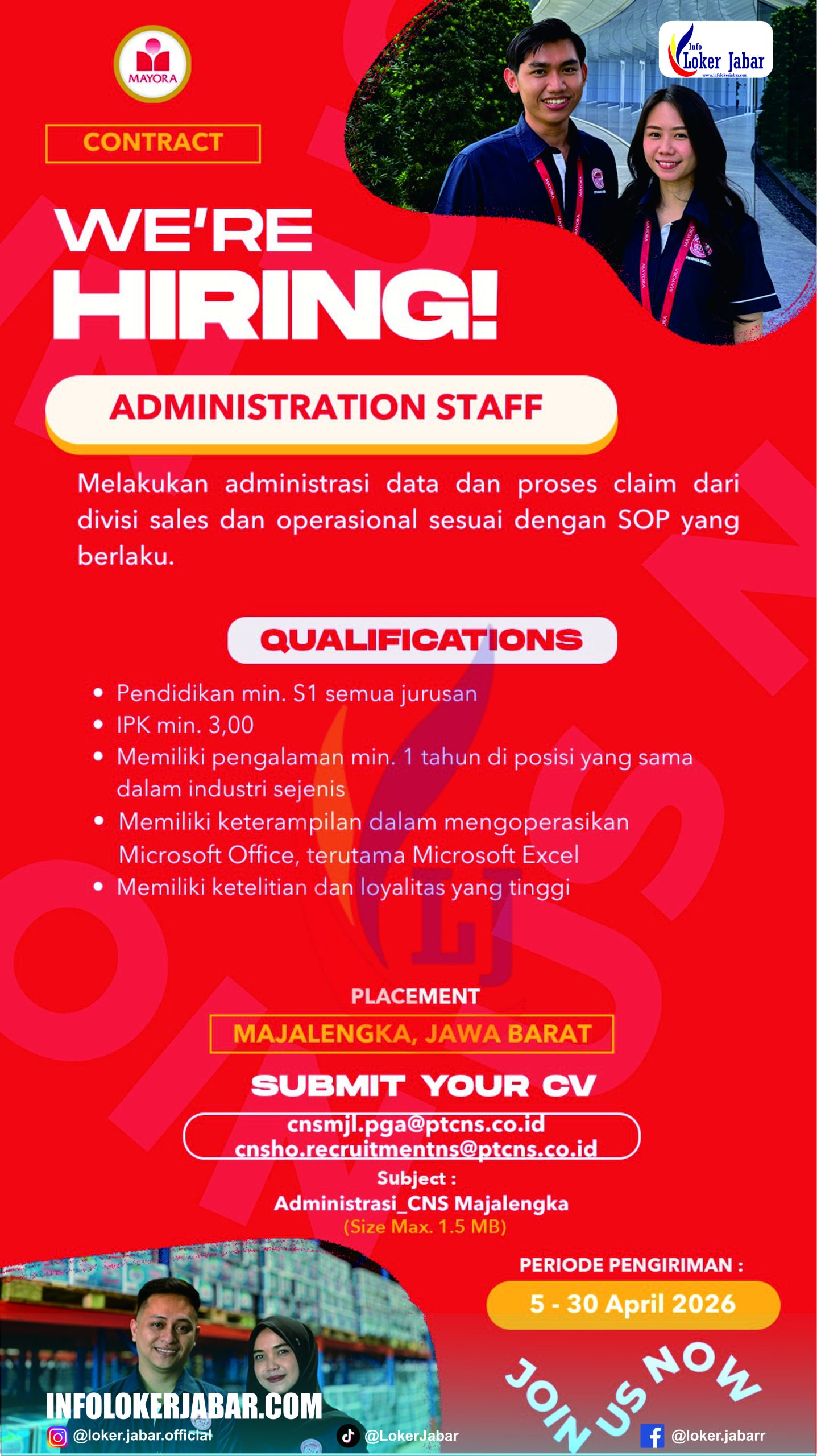 Loker Mayora Majalengka