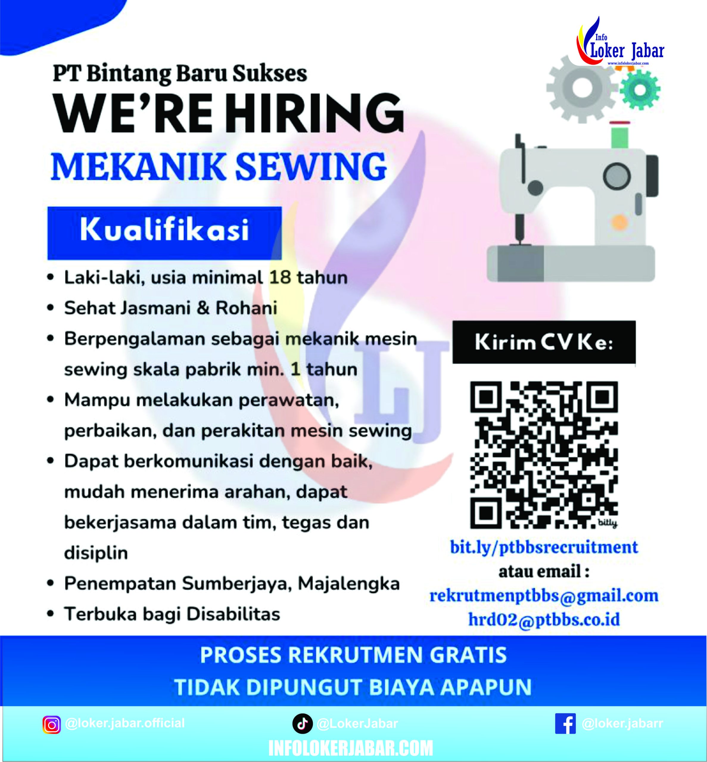 Loker PT Bintang Baru Sukses