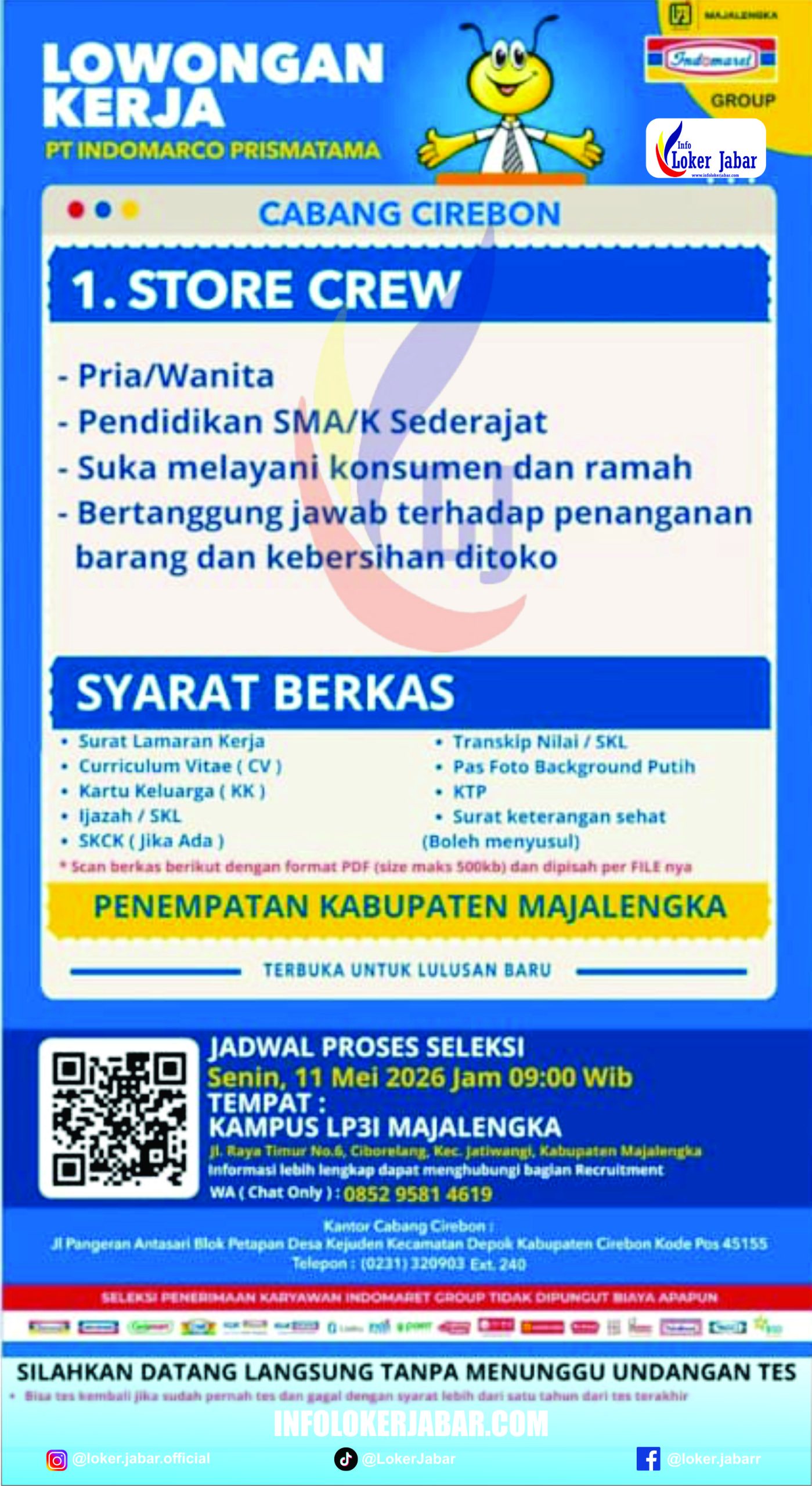 Loker Indomaret Majalengka 2026