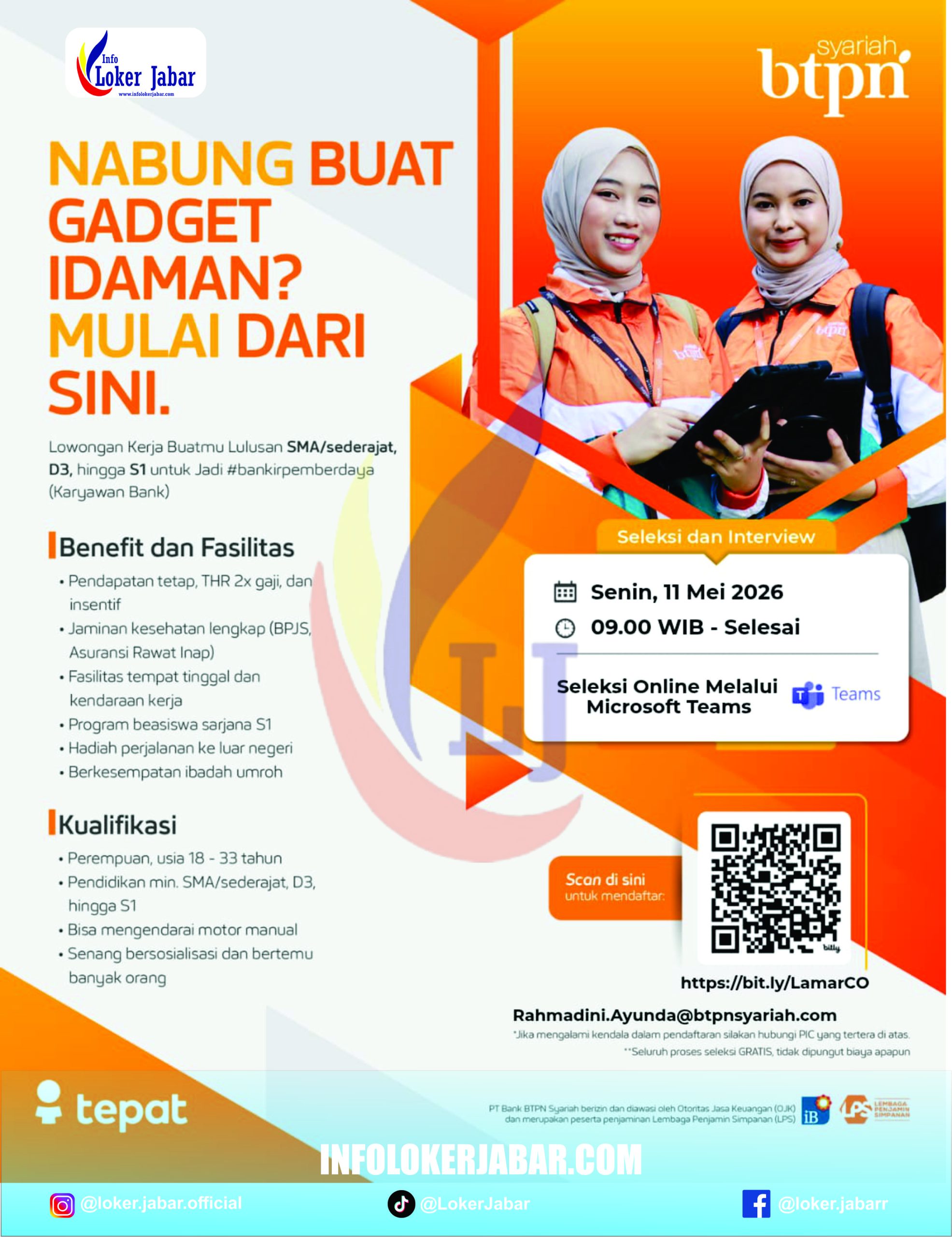 Loker BTPN Syariah 2026