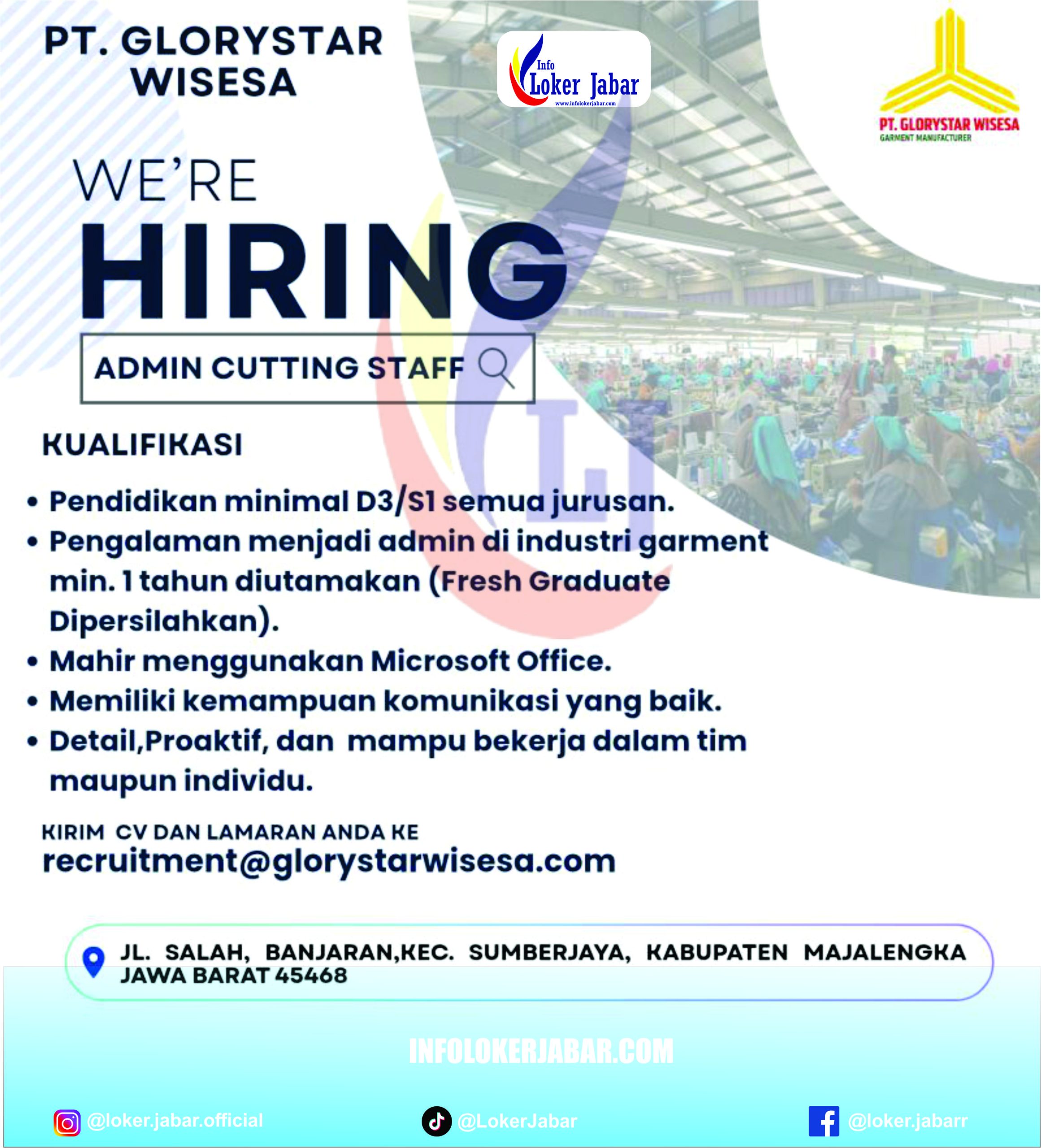 Loker PT Glorystar Wisesa 2026